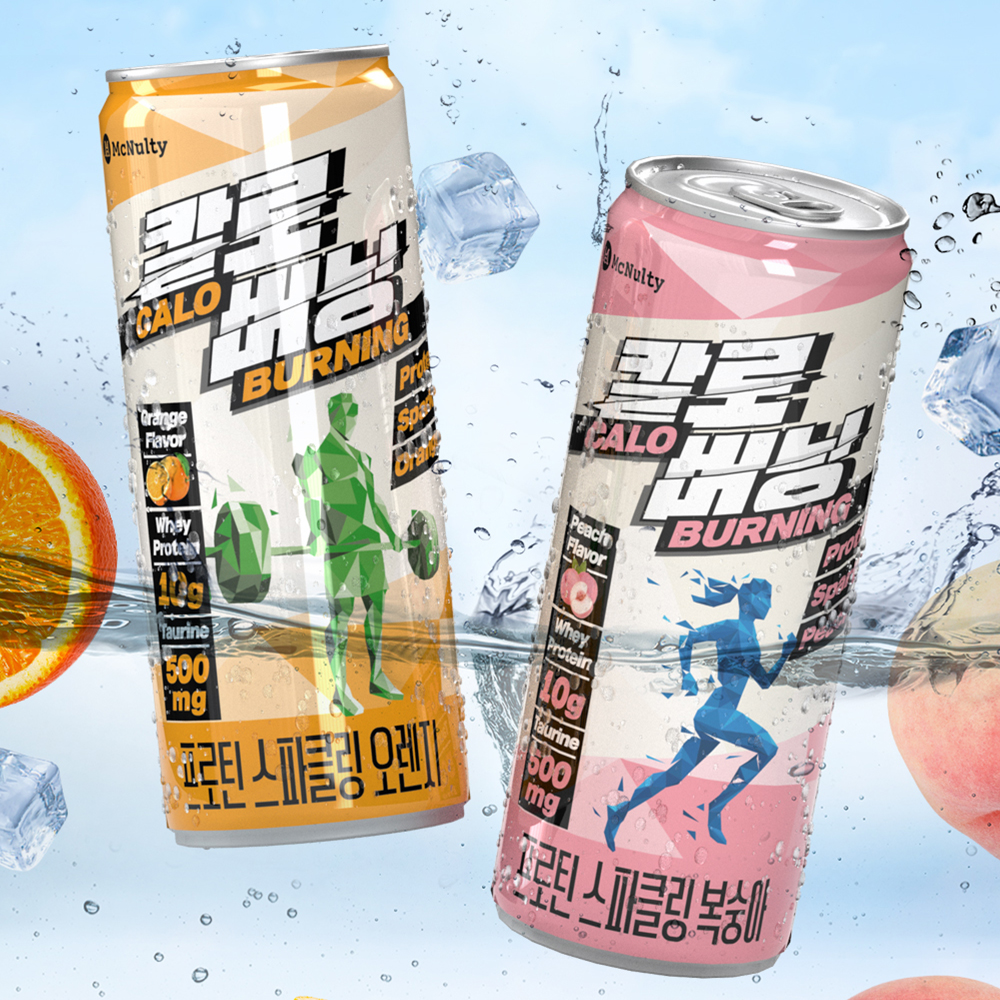 맥널티 칼로버닝 프로틴 스파클링 오렌지 250ml 24개입 - 상세 이미지 5