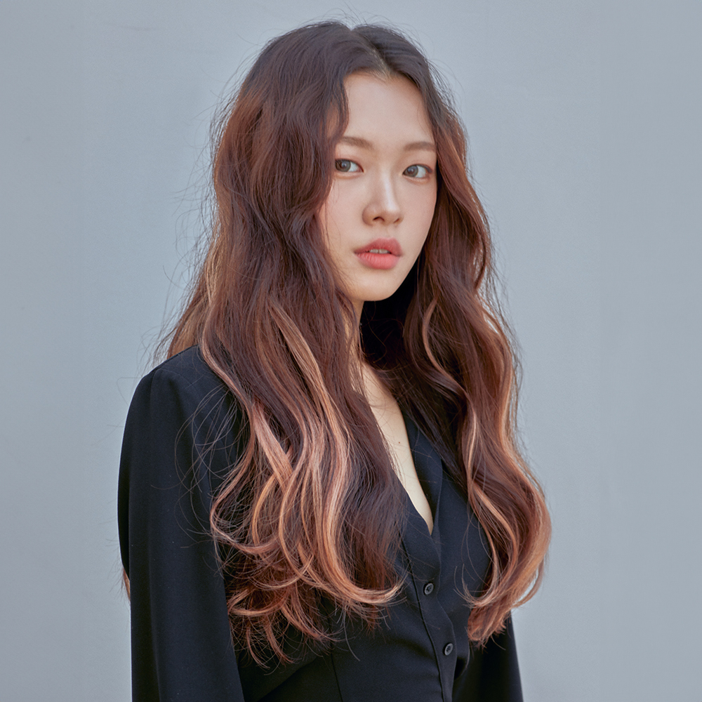 [붙임머리] 살롱컬러피스 글램웨이브 #선셋 투톤샤기 (미스티사) - 상세 이미지 2