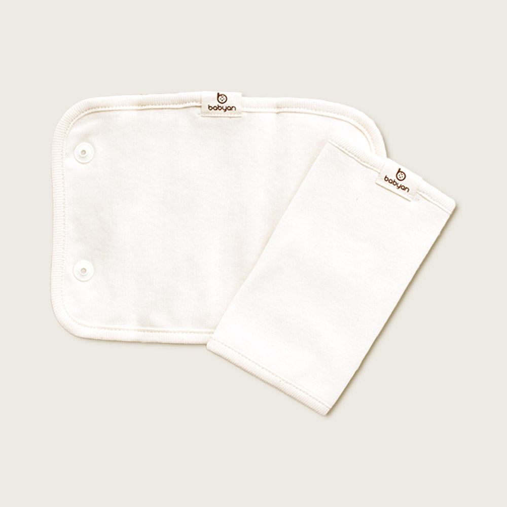 베이비앙 국내산 무형광 오가닉 아기띠 솔리드 어깨 침받이(모든 아기띠 호환)