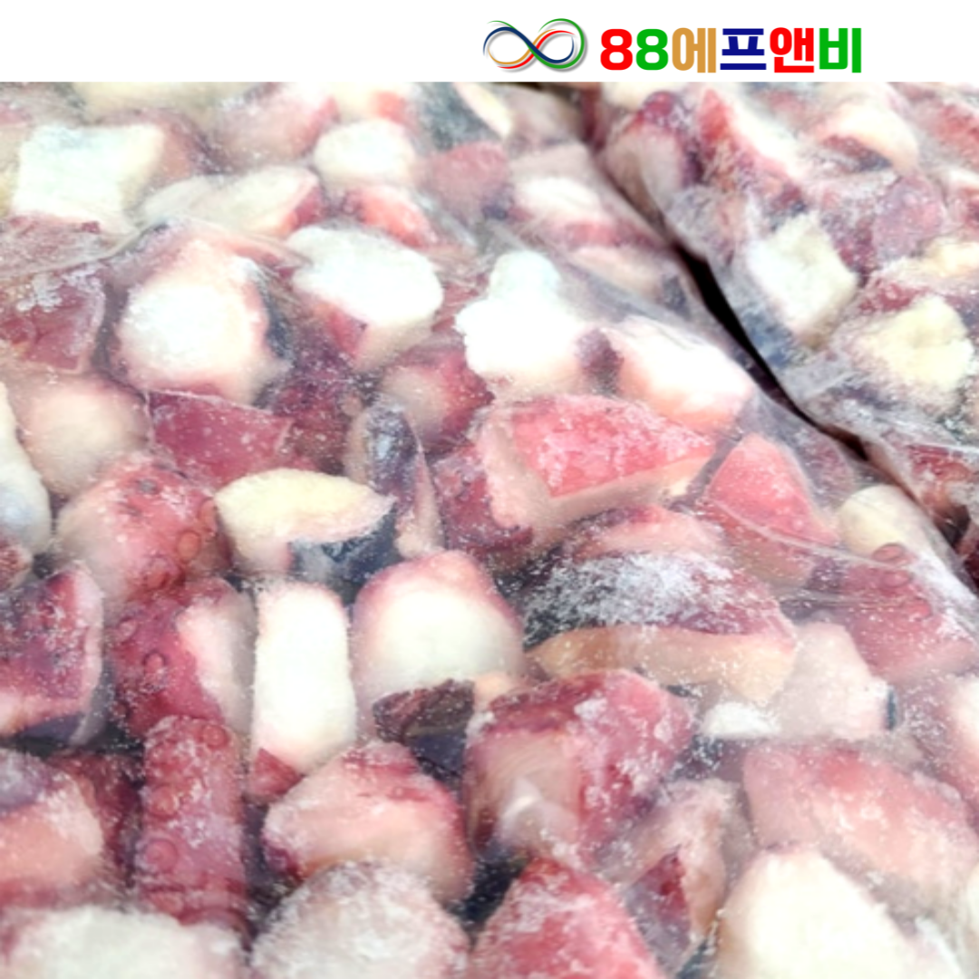 문어채 청크컷 (1kg) 절단문어 타코야끼 문어 필리핀