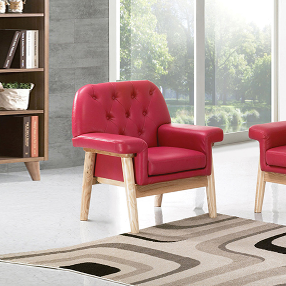 H213K 물푸레원목 1인 소파