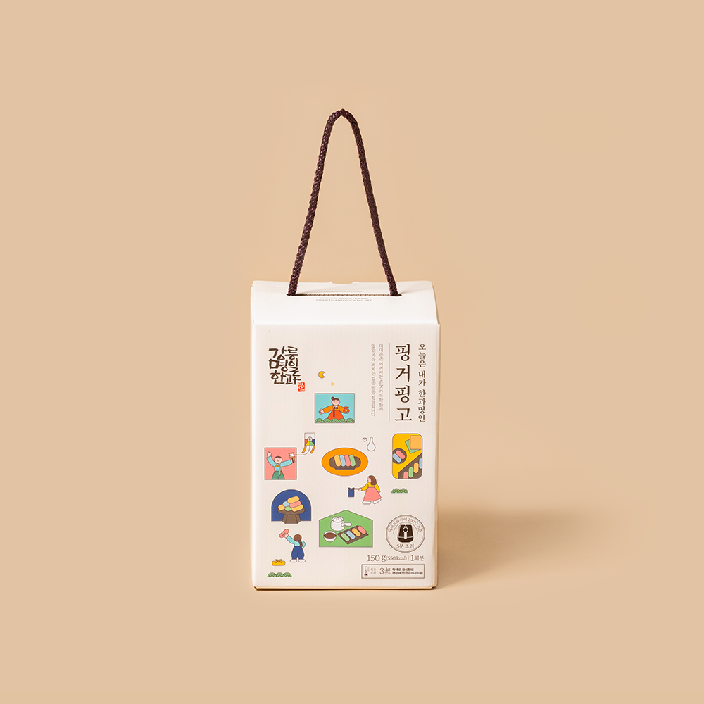 한과만들기 키트 설날선물 강릉한과 만들기 유과(1인분) - 메인 이미지