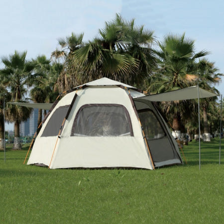 대형 가족형 원터치텐트 빠른 간편 피칭 6~8인용 캠핑 그늘막 텐트