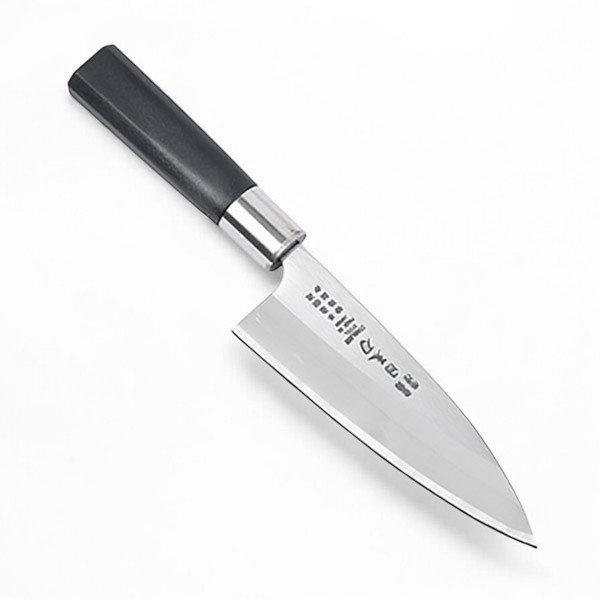일천도 스텐 생선회칼 낚시 데바 (P손잡이) 15.5cm, 1개 - 상품 이미지