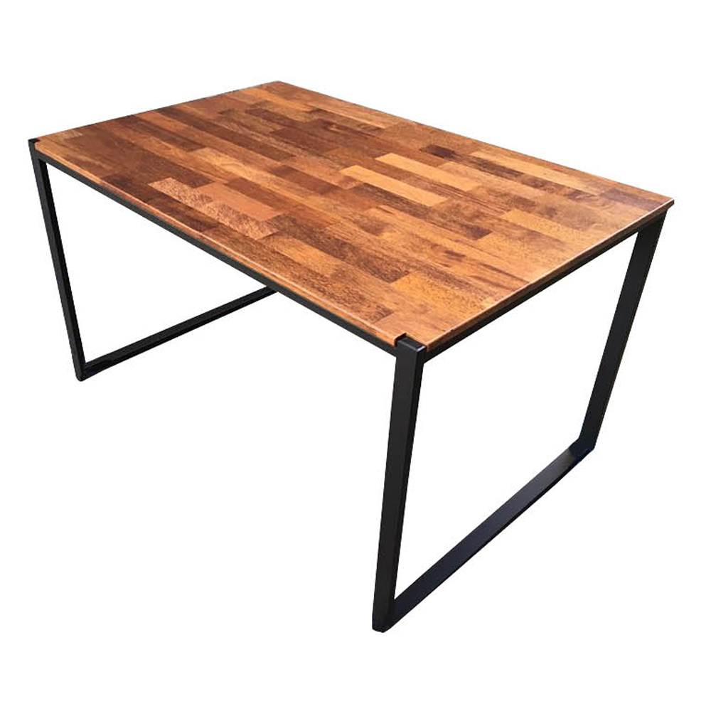 i217 멀바우원목 철제 1200 테이블