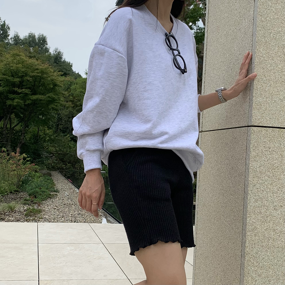마카롱 밴딩 5부 바이커 팬츠 - 4color 상세 이미지 6