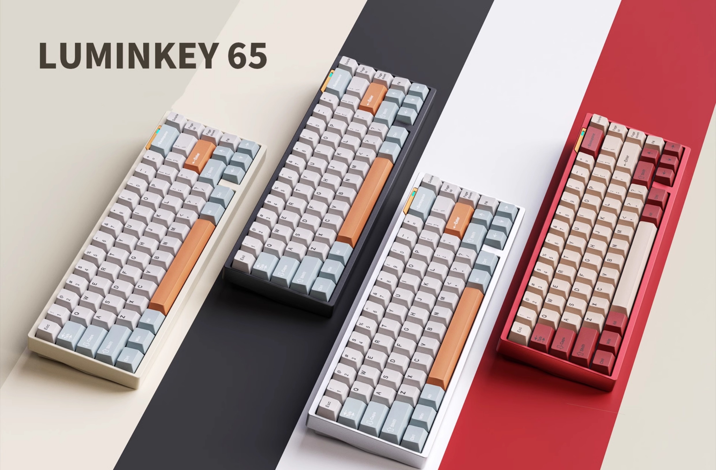 Luminkey 65 알루미늄 기계식 무선 키보드 키트 - 상세 이미지 2