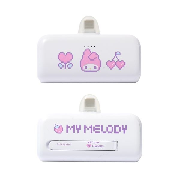 산리오 PD 20W 도킹형 보조배터리 4500mAh HY-21700 (마이멜로디, C타입) : 에스투씨앤아이