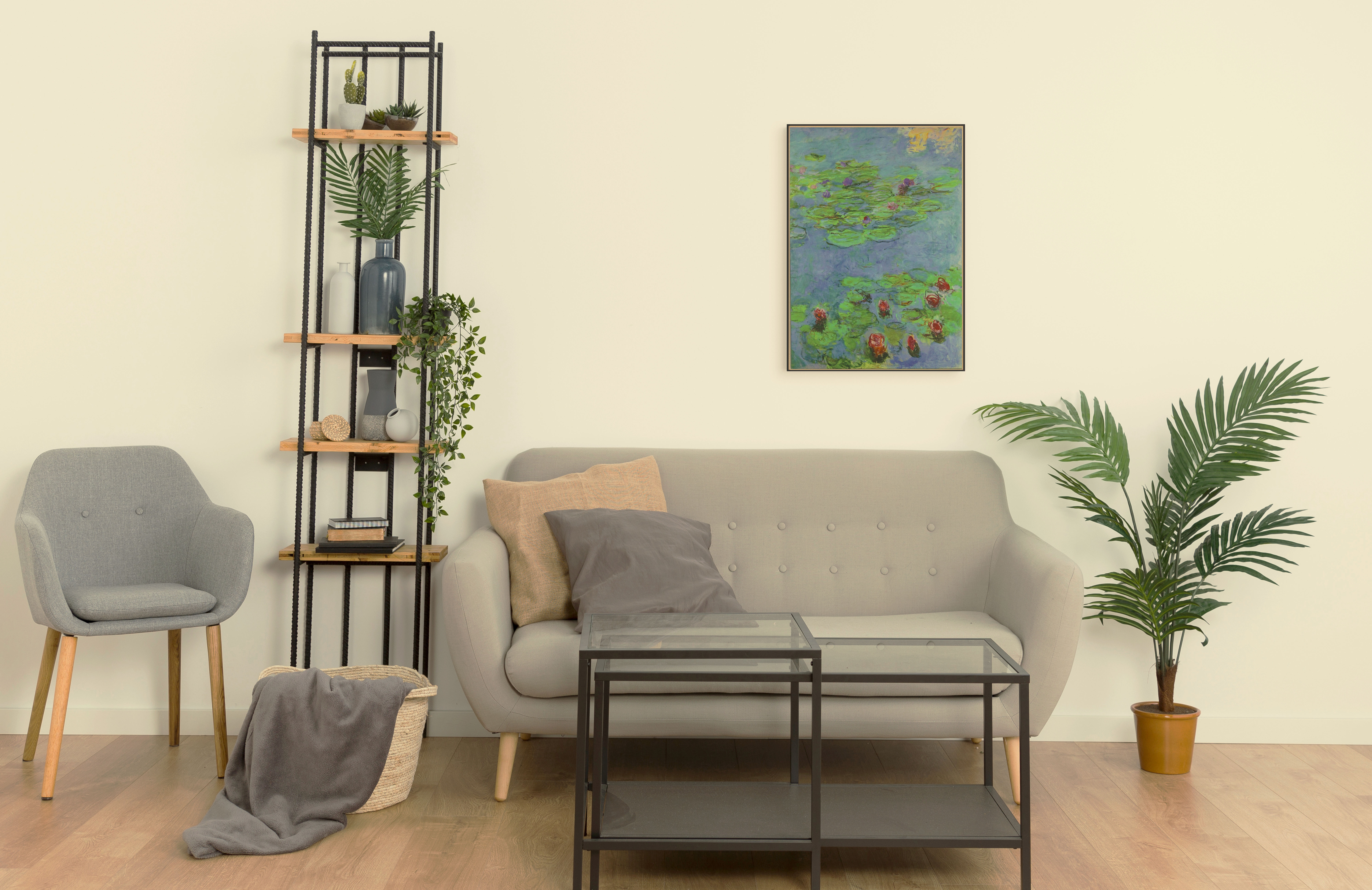 명화 액자 모네 수련 액자 거실 인테리어 액자 40x60 kisn092 - 상세 이미지 2