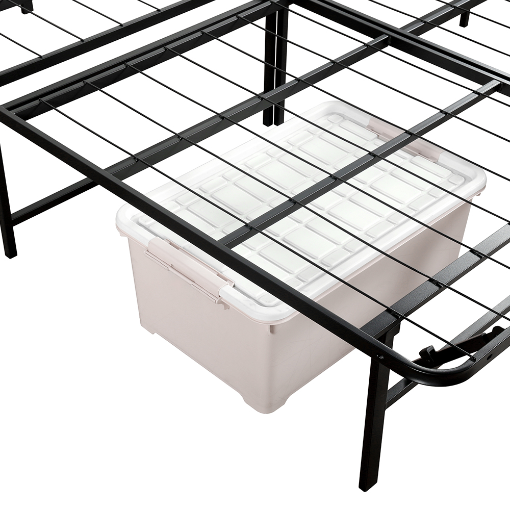 그랜레스트 무헤드 접이식 철제 침대 프레임 싱글 슈퍼싱글 퀸