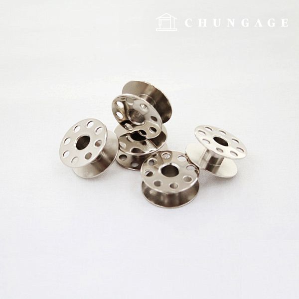 공업용 보빈 쇠보빈 미싱 북알 5개입