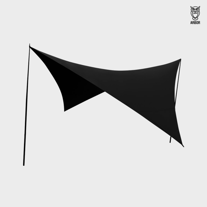 아버 아웃도어 와일드 윙 타프 캠핑 블랙코팅 방수