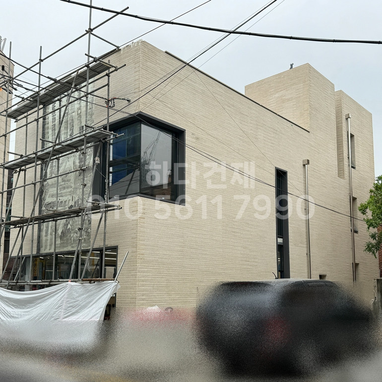 사비석타일 천연석타일 500x50x18~20T / 하다건재 사례