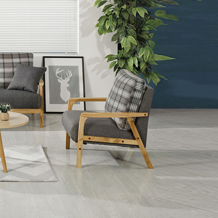 H269K 패브릭 원목 1인 소파