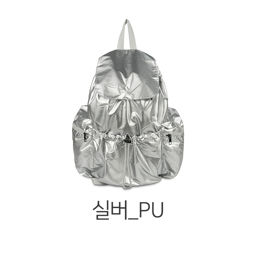 가벼운 나일론 백팩 대학생 여대생 스트링 포켓 백팩 엄마배낭 나들이 외출 등에메는가방 - 상세 이미지 4
