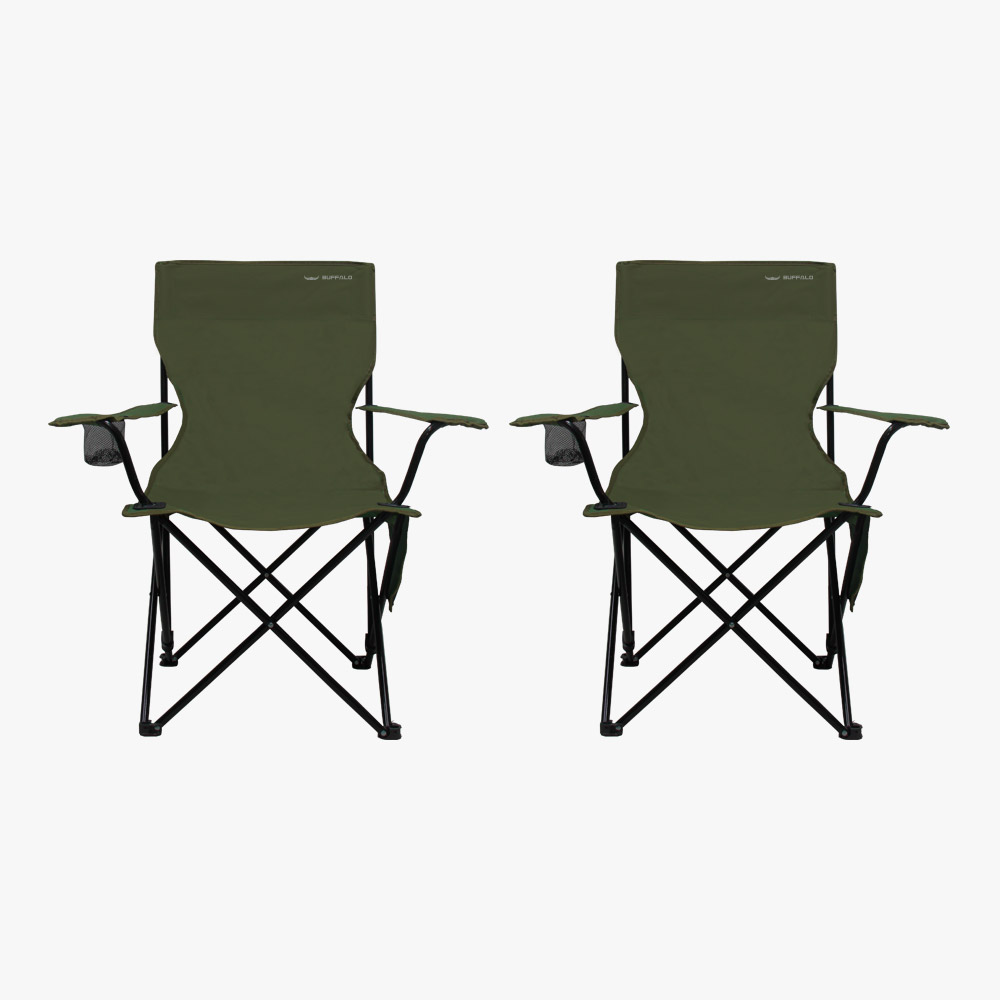 버팔로 캠핑 체어 캠핑 중