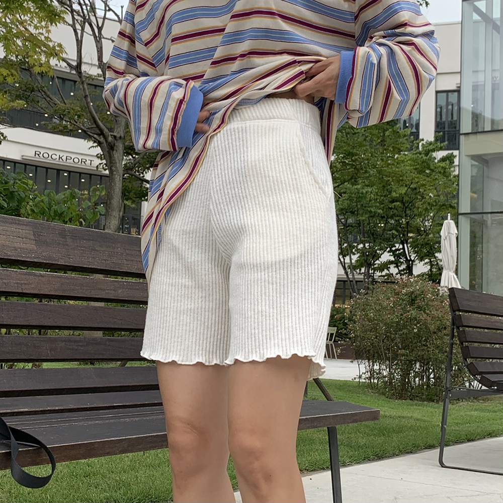 마카롱 밴딩 5부 바이커 팬츠 - 4color 상세 이미지 39