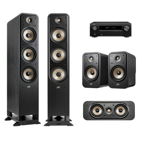 데논 데논 AVR-X250BT + 폴크오디오 ES60 5채널(20/30) 홈시어터 홈시네마