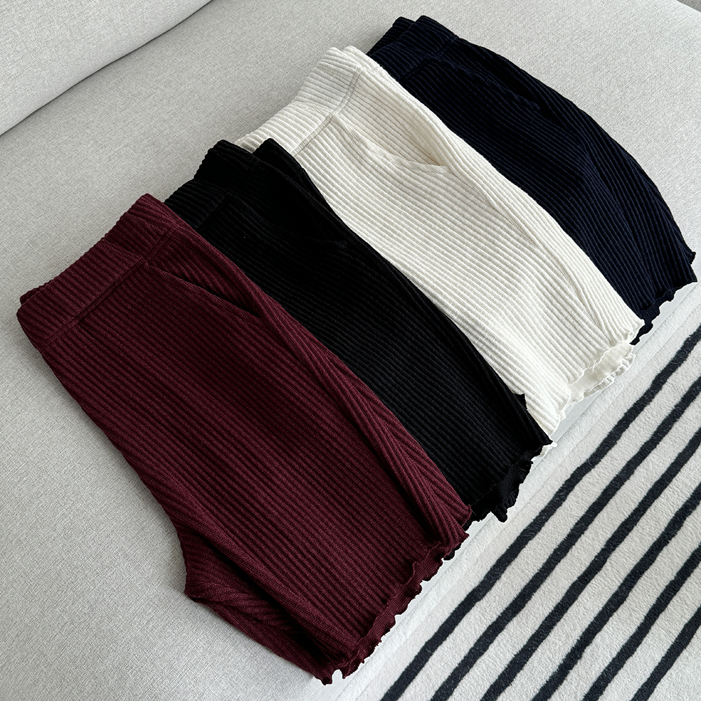 마카롱 밴딩 5부 바이커 팬츠 - 4color 상세 이미지 2