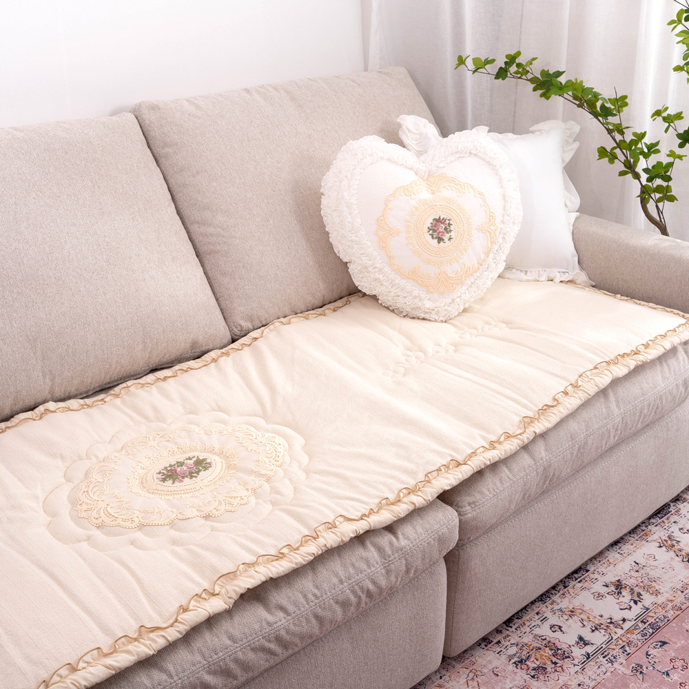 마벨로제 엠마 면쇼파패드 3인 미끄럼방지 소파매트