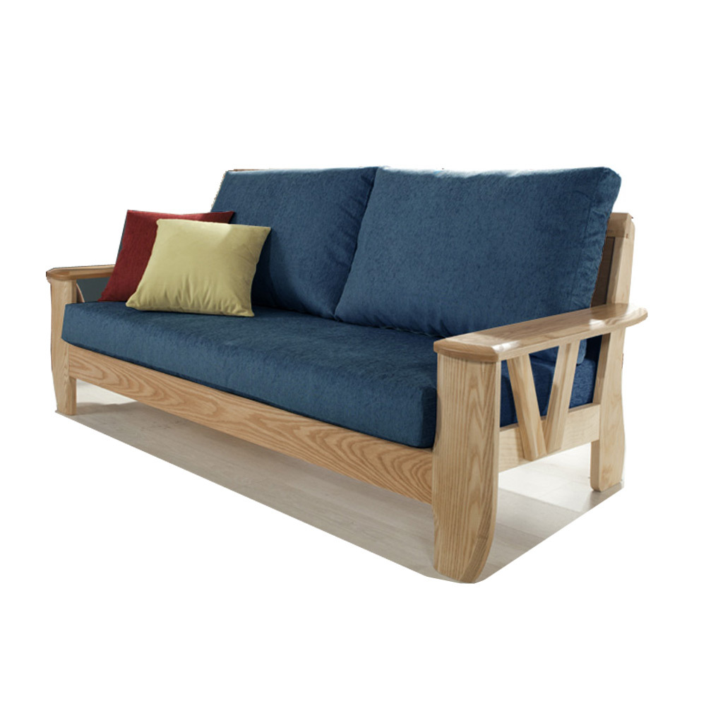 P103 샤넬패브릭 뉴송원목 3인 소파