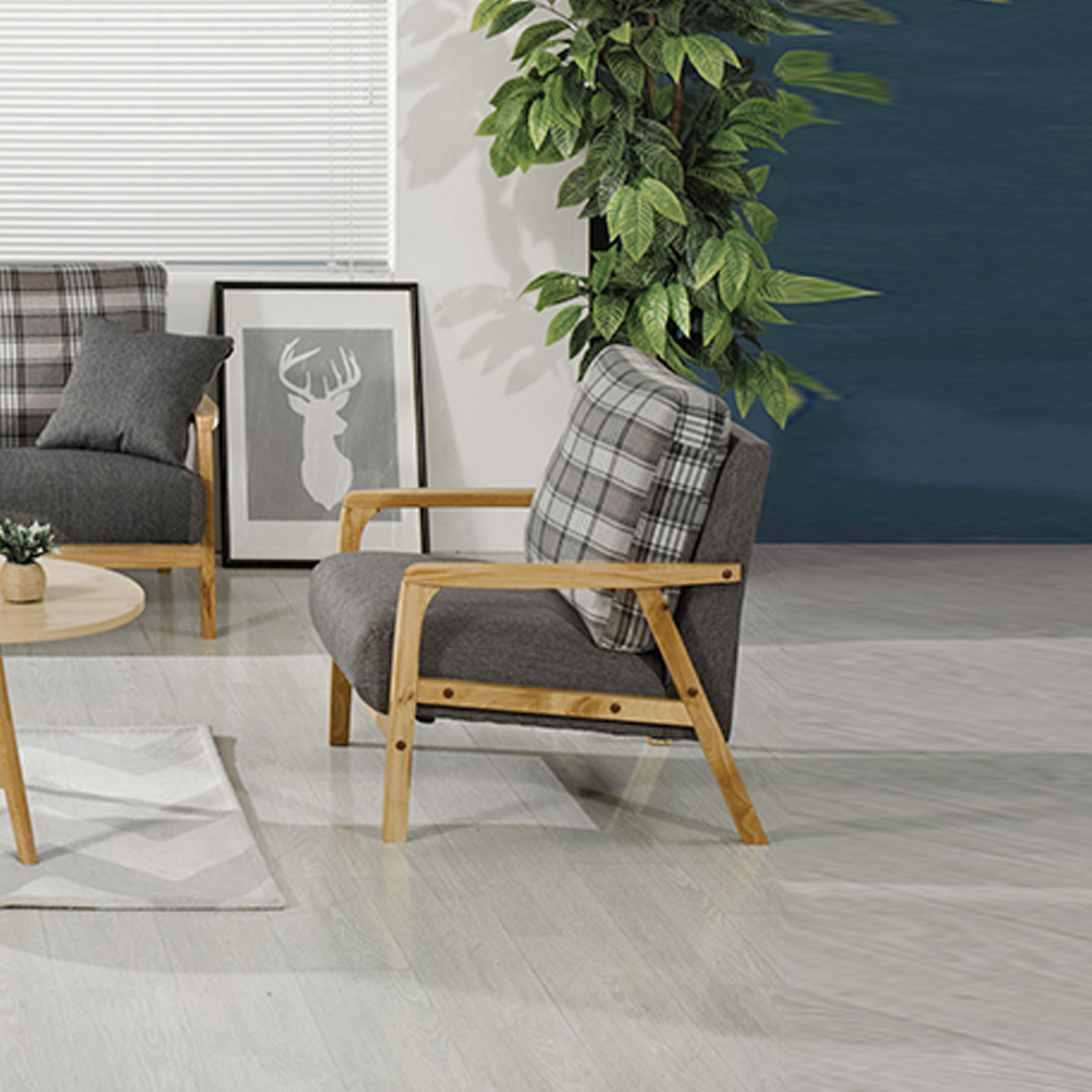 H269K 패브릭 원목 1인 소파