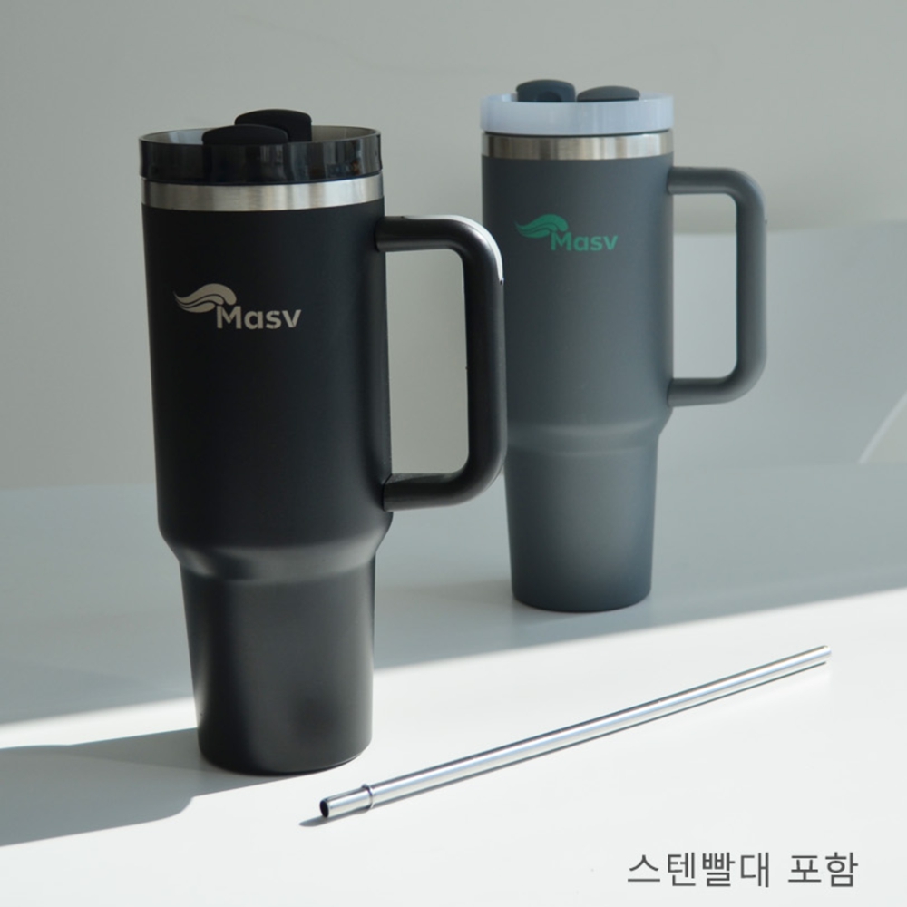 1리터텀블러 1.18L 대용량 손잡이 스트로우텀블러 - 상세 이미지 5