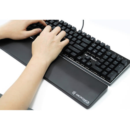 심플 우드 생활방수 키보드 손목받침대(89키 텐키리스) 건강 용품 사무실