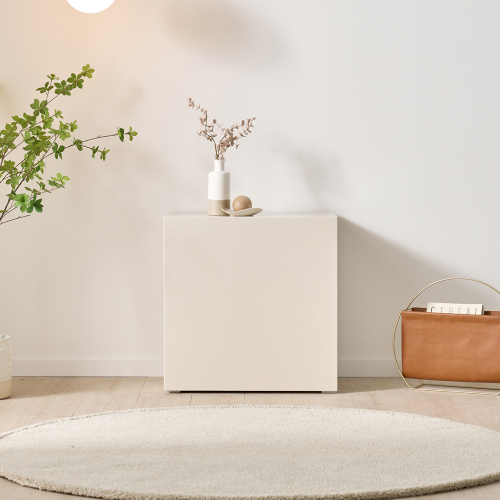 조아 거실장 (일반형 600/좌측 열림) 화이트 높은 티비다이 tv장 장식장