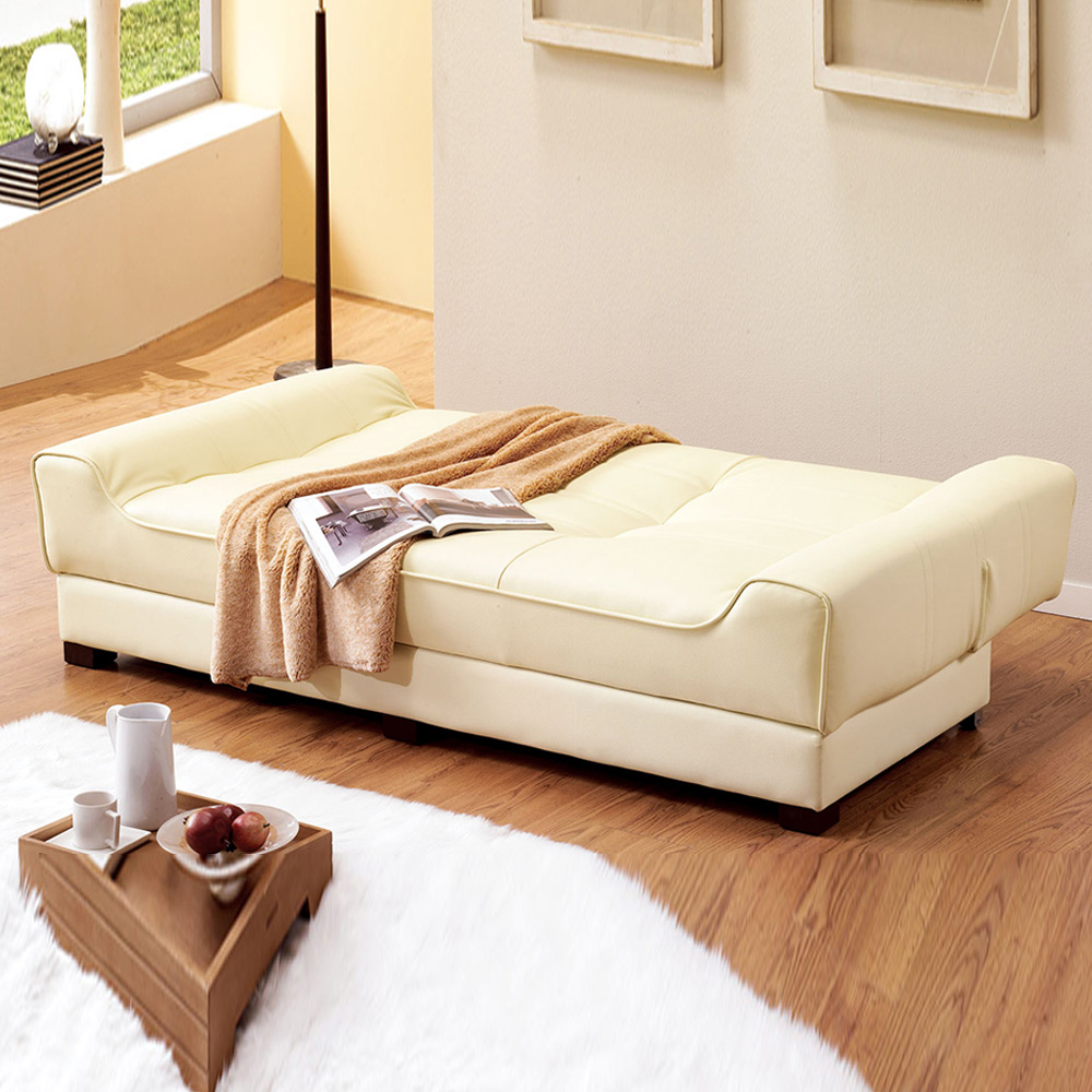 H202K 인조가죽 소파베드