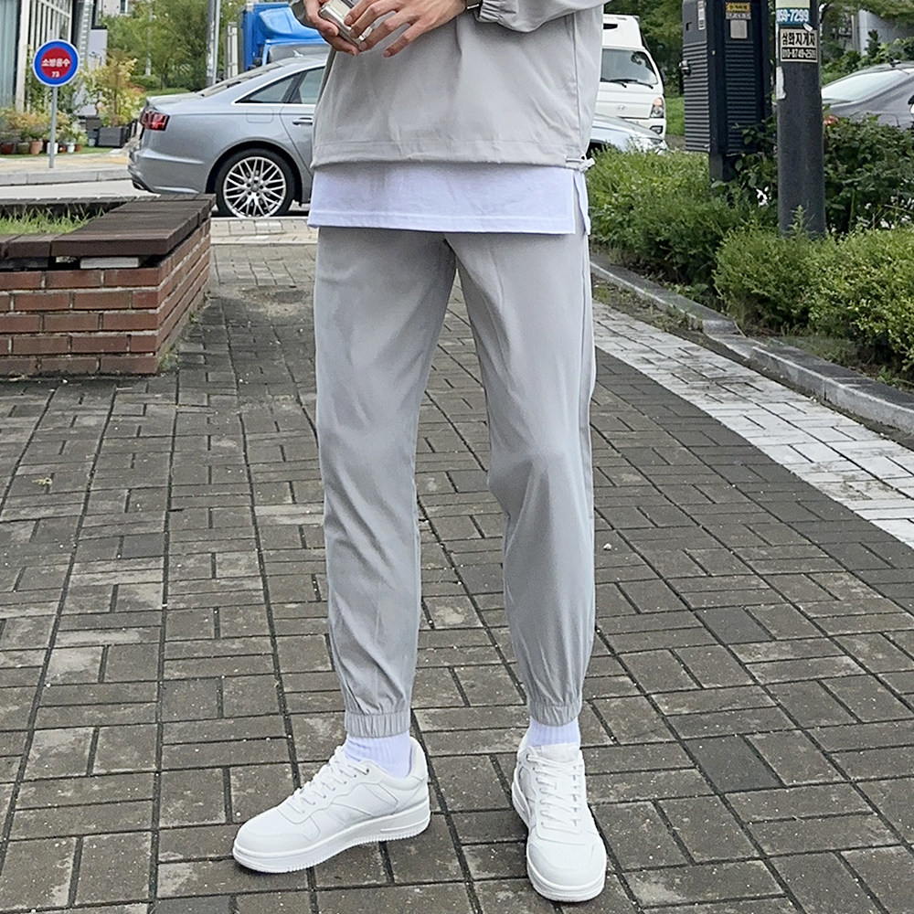 남자 조거팬츠 빅사이즈 밴딩 트레이닝 팬츠 남자 바지