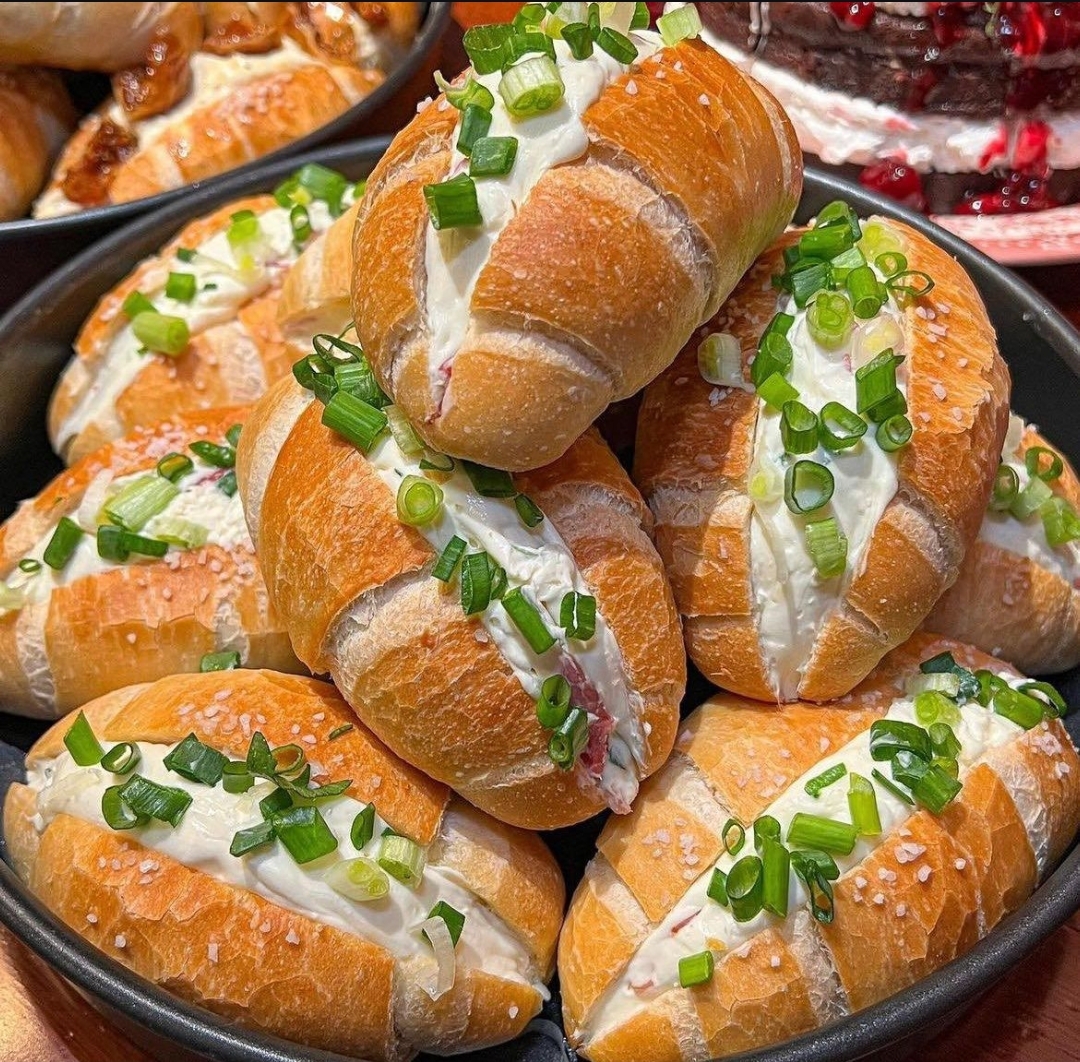 대파 크림 치즈 베이글 쪽파 - 메인 이미지