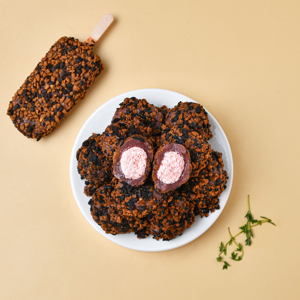 생크림 찹쌀떡 크런치돼지 1상자 40g x 8봉 냉동 모찌 디저트 간식 - 상세 이미지 2