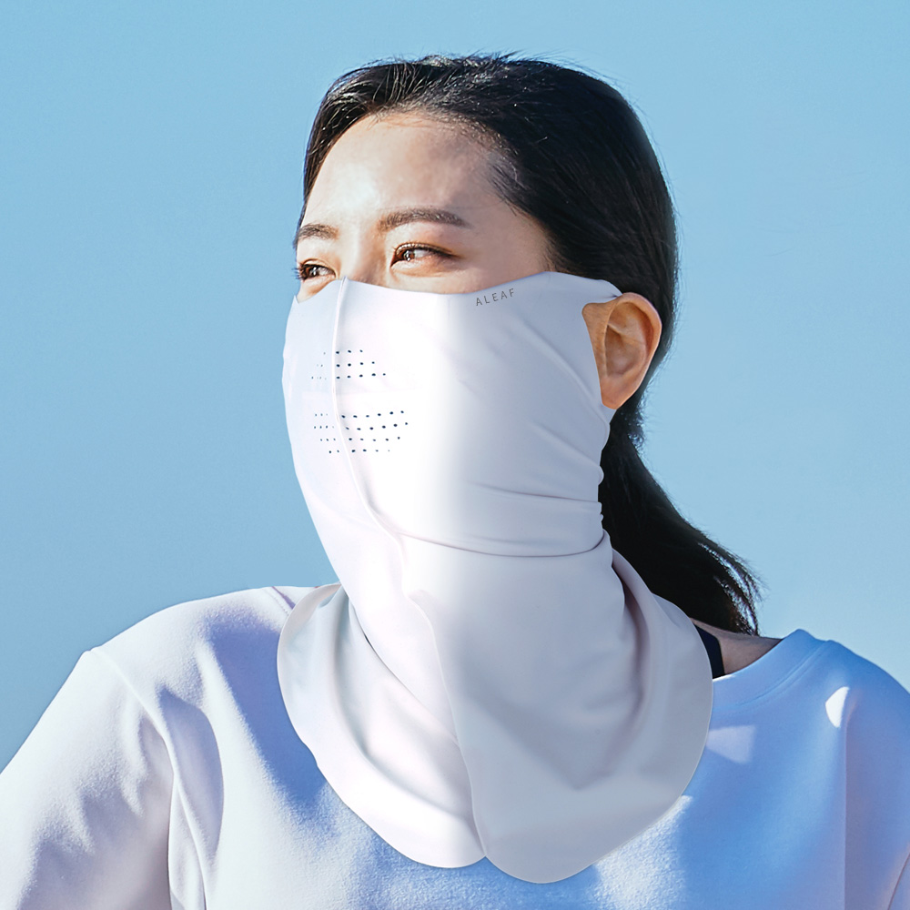 아리프 국산 에어로쿨 자외선 차단 골프 마스크 UPF 50+ 스포츠 안면 얼굴햇빛가리개 - 상세 이미지 3