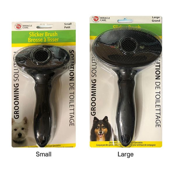미라클 슬리커 브러쉬 강아지빗 하드브러쉬 SMALL