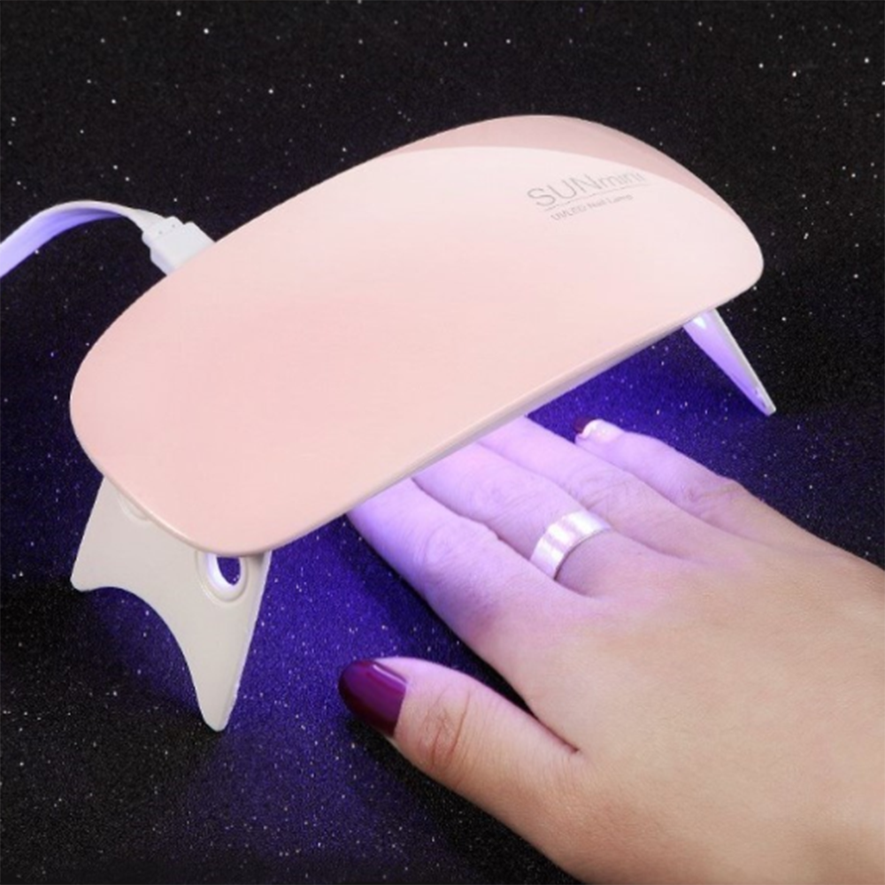 네일 램프 LED USB 아트 타입 6W 휴대용 경화기 경화 건조기 셀프 가정용 전문가용 - 상품 이미지