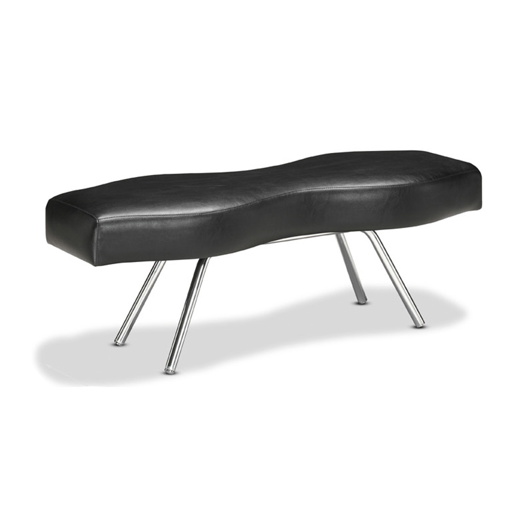 i24A 인조가죽 철제 2인 벤치소파