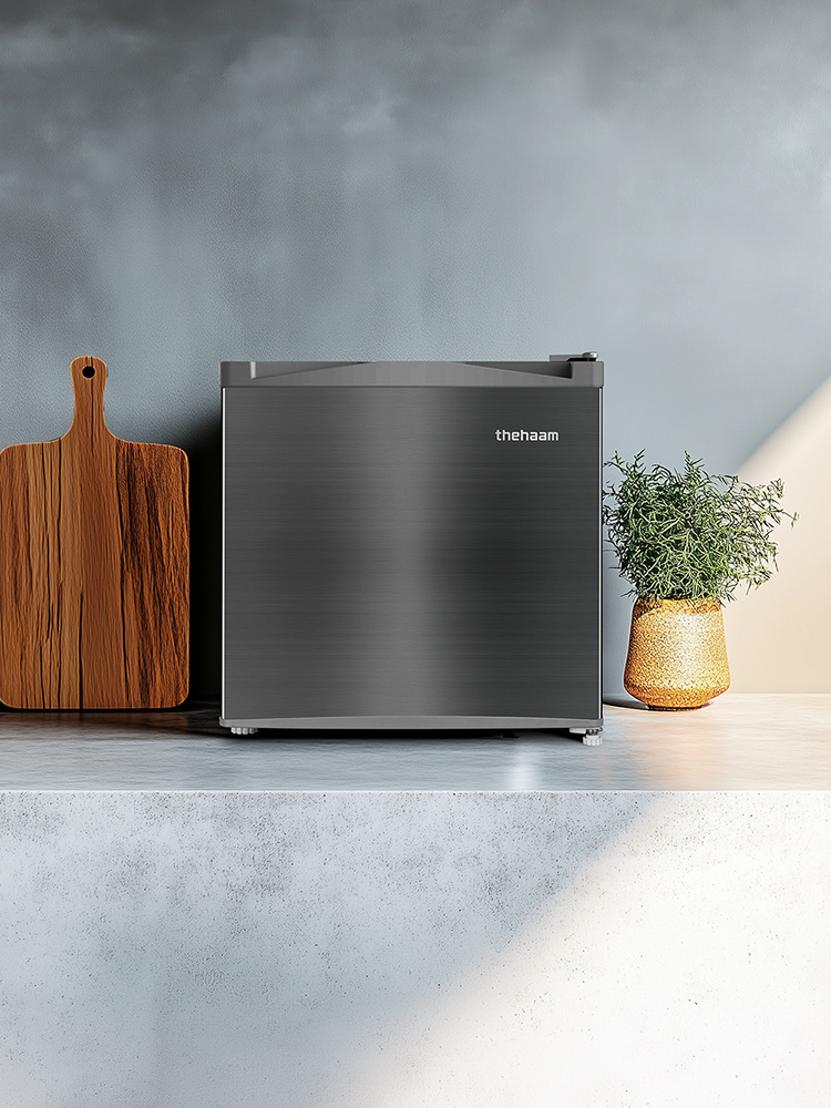 더함 초 소형 미니 냉장고 사무실 신혼 원룸 냉장고 원도어 1도어 일반 냉장고 46L