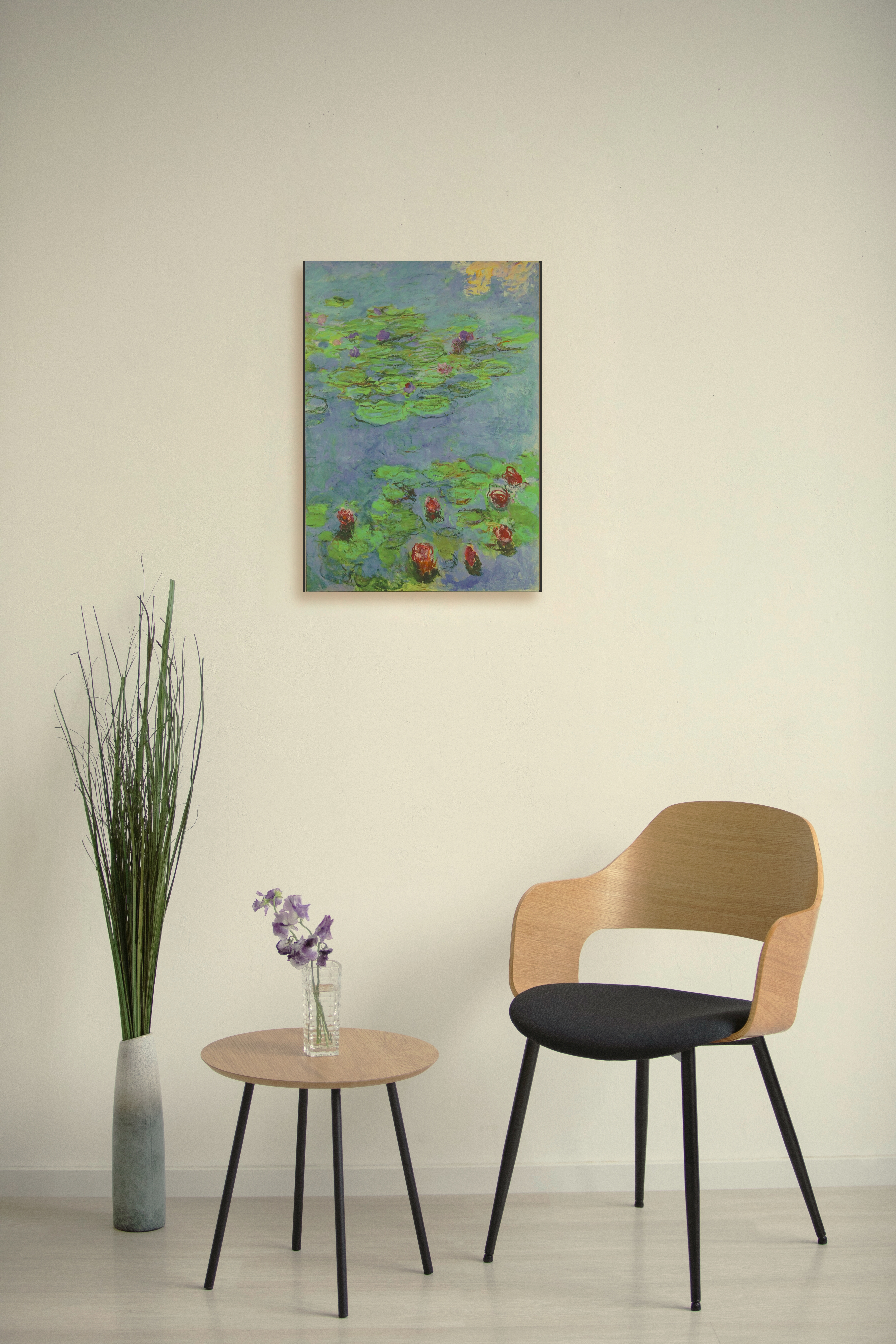명화 액자 모네 수련 액자 거실 인테리어 액자 40x60 kisn092 - 상세 이미지 3