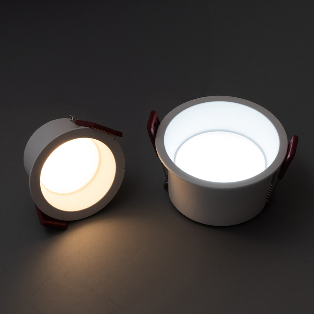 LED 55mm(2인치) 다운라이트 IOT 움푹 7W 흑도금 - 상세 이미지 3