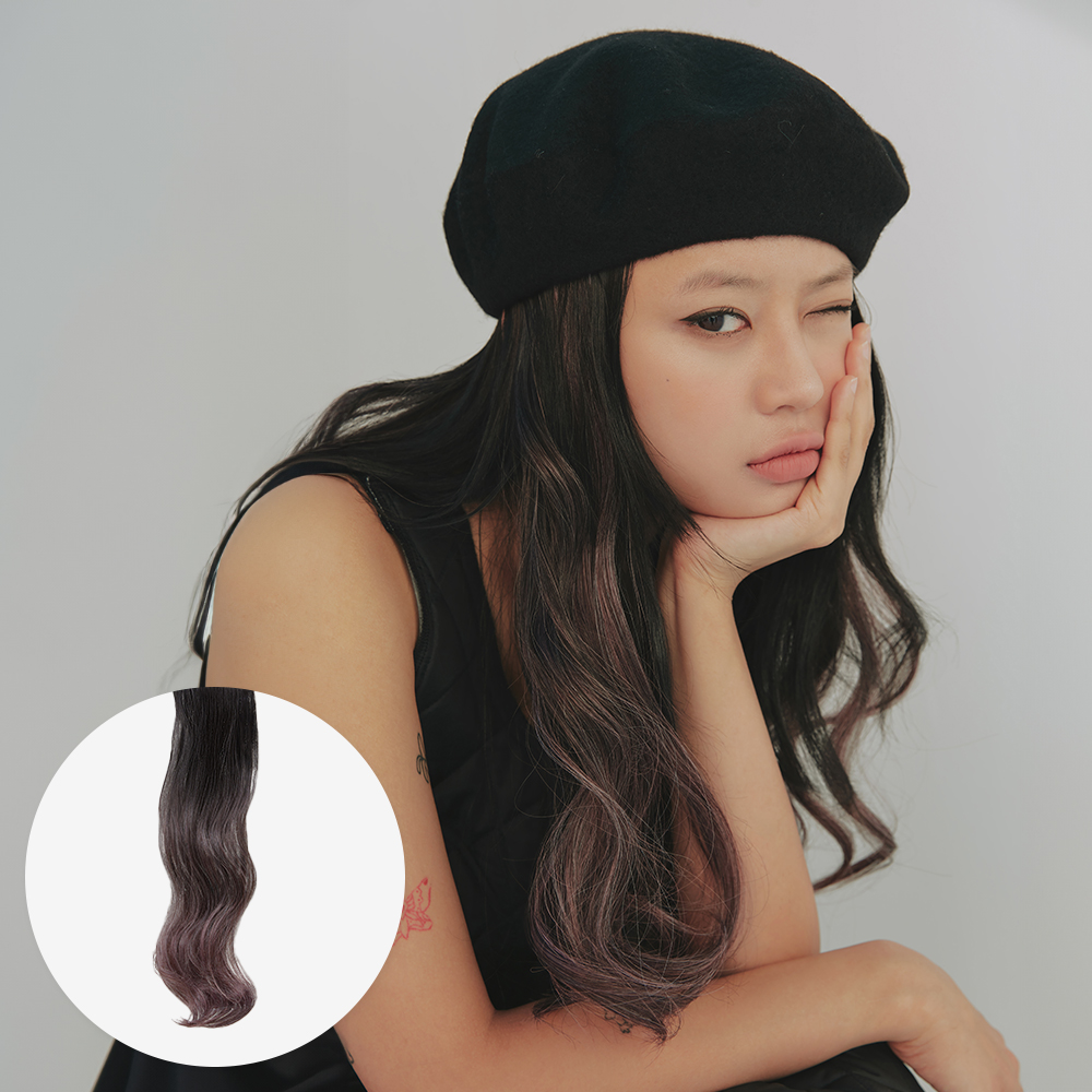 [붙임머리] 살롱컬러피스 글램웨이브 #옴브레 (미스티사) - 상품 이미지
