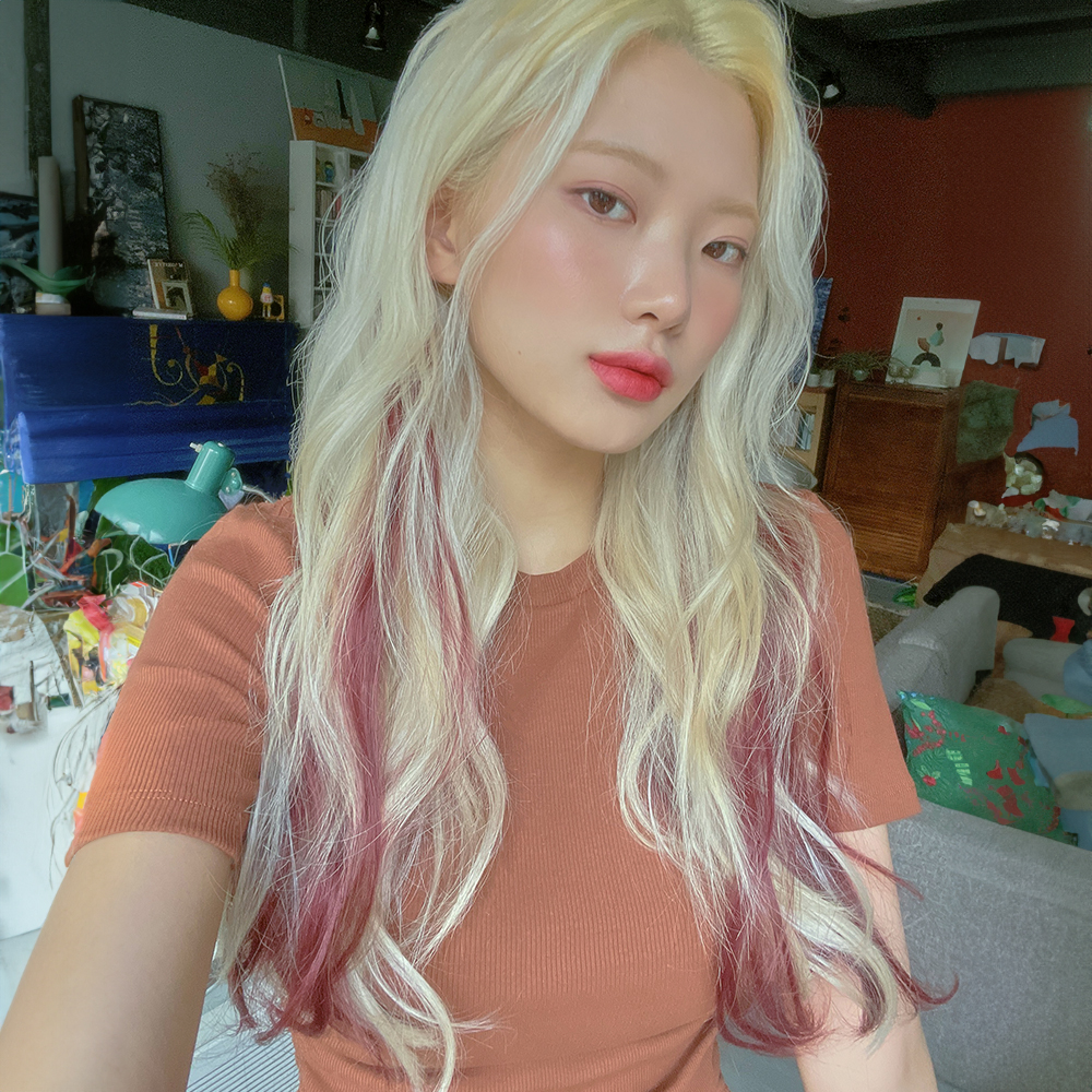 [붙임머리] 살롱컬러피스 글램웨이브 #선셋 (미스티사) - 상세 이미지 4