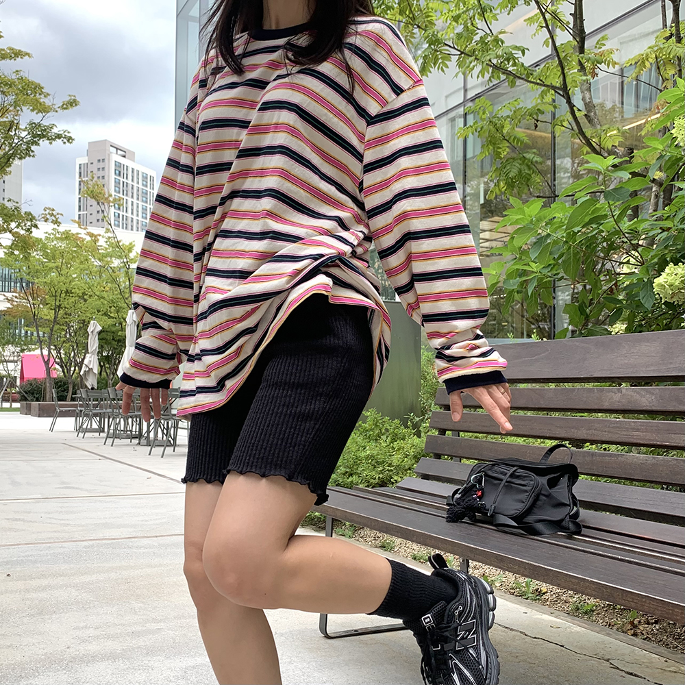 마카롱 밴딩 5부 바이커 팬츠 - 4color 상세 이미지 18