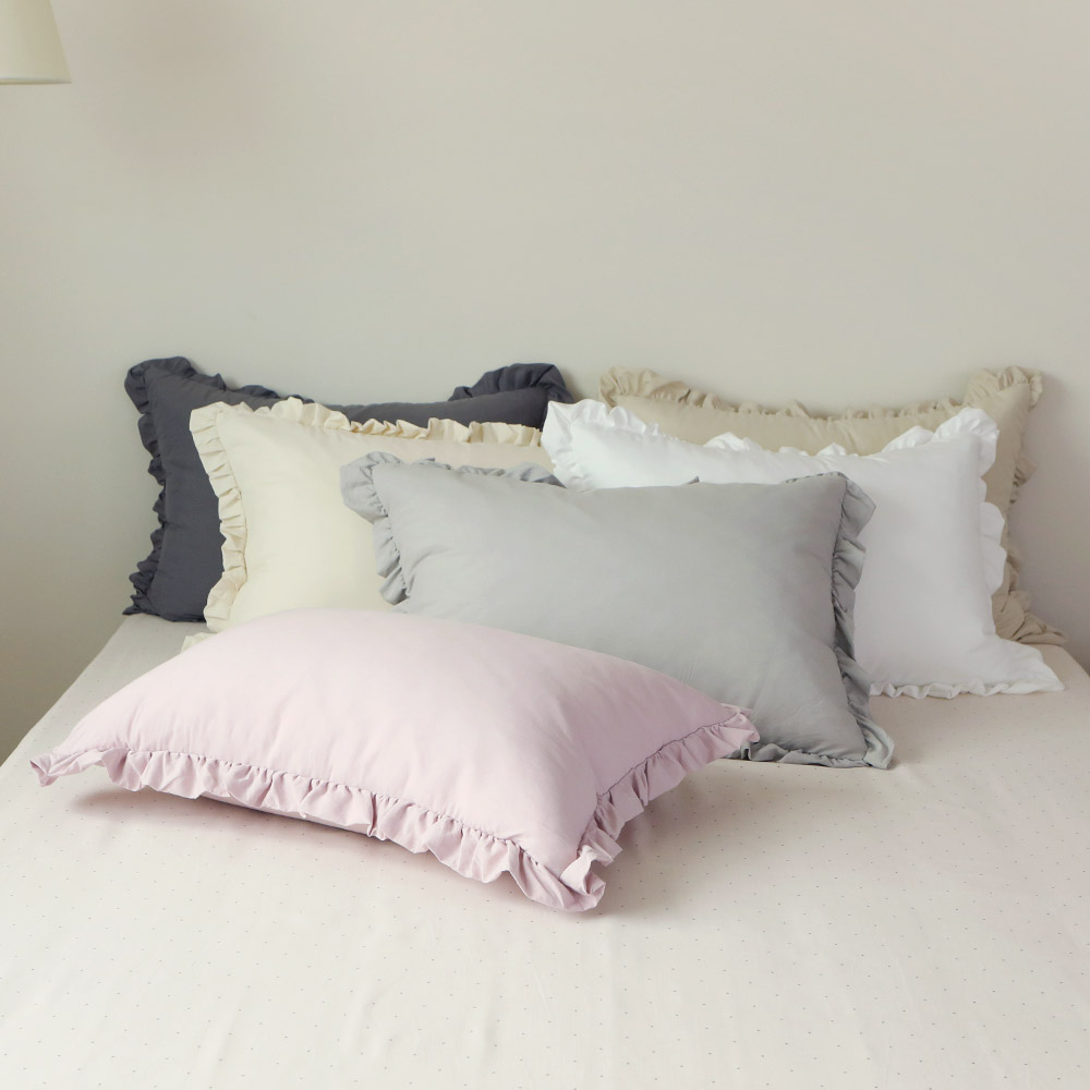 고밀도워싱 옥수수솜 사계절이불 6colors 차렵이불 SS 클라우드 화이트