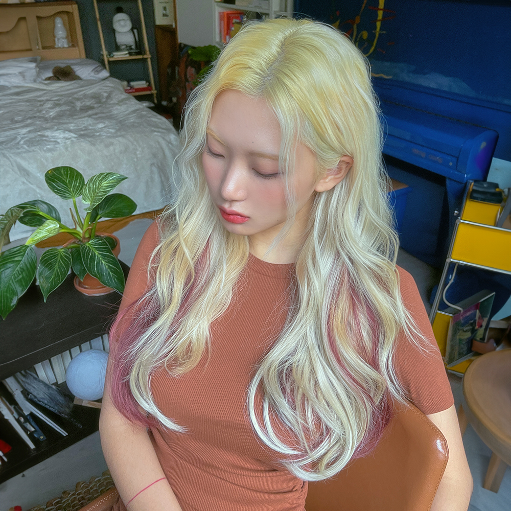 [붙임머리] 살롱컬러피스 글램웨이브 #선셋 (미스티사) - 상세 이미지 3