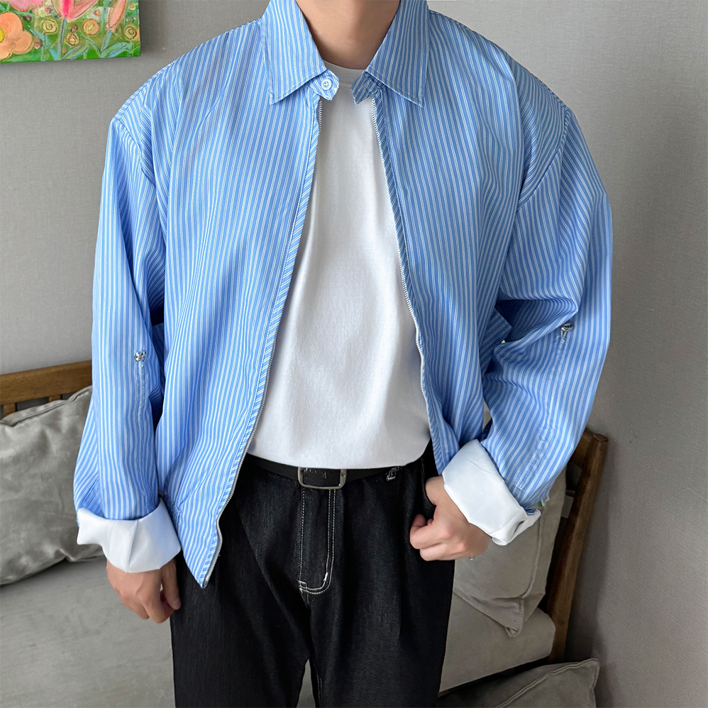 남자블루종 남자빅사이즈자켓 - 상세 이미지 4