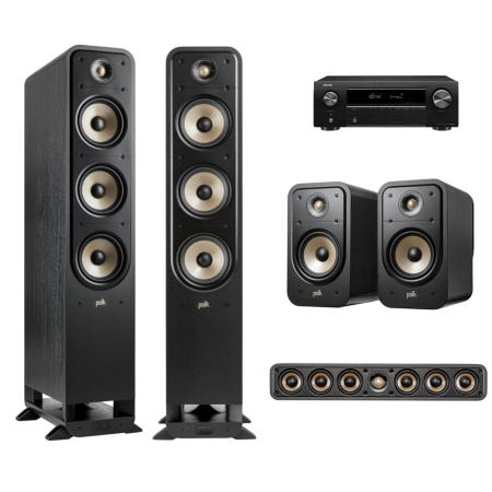 데논 데논 AVR-X250BT + 폴크오디오 ES60 5채널(20/35) 홈시어터 홈시네마