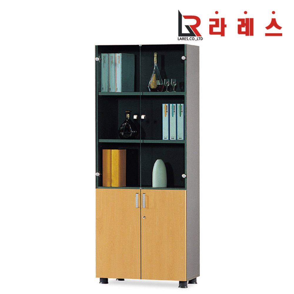 브이엔 5단 유리장 - 상품 이미지