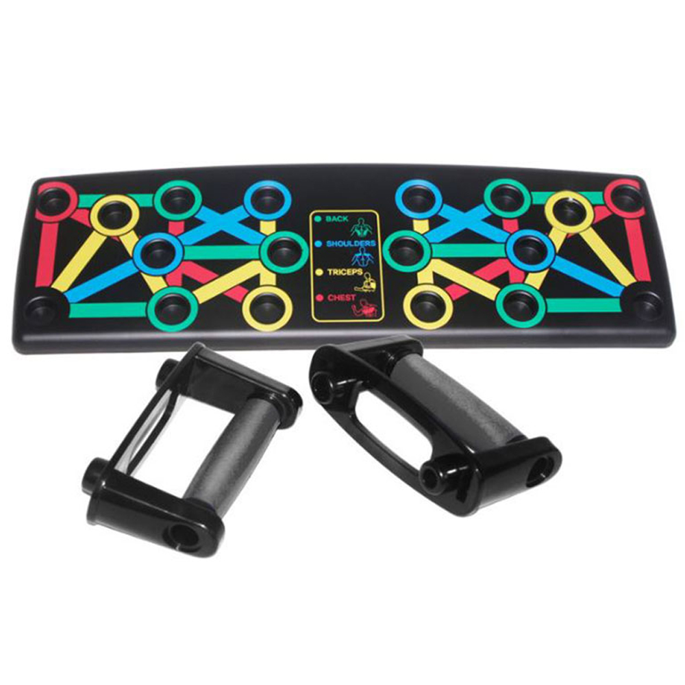 멀티 푸쉬업 보드 일반형 푸쉬업바 팔굽혀펴기 전신 하체 초경량 실내 홈트 코어 운동 기구 플란체바 페럴렛바 - 상품 이미지