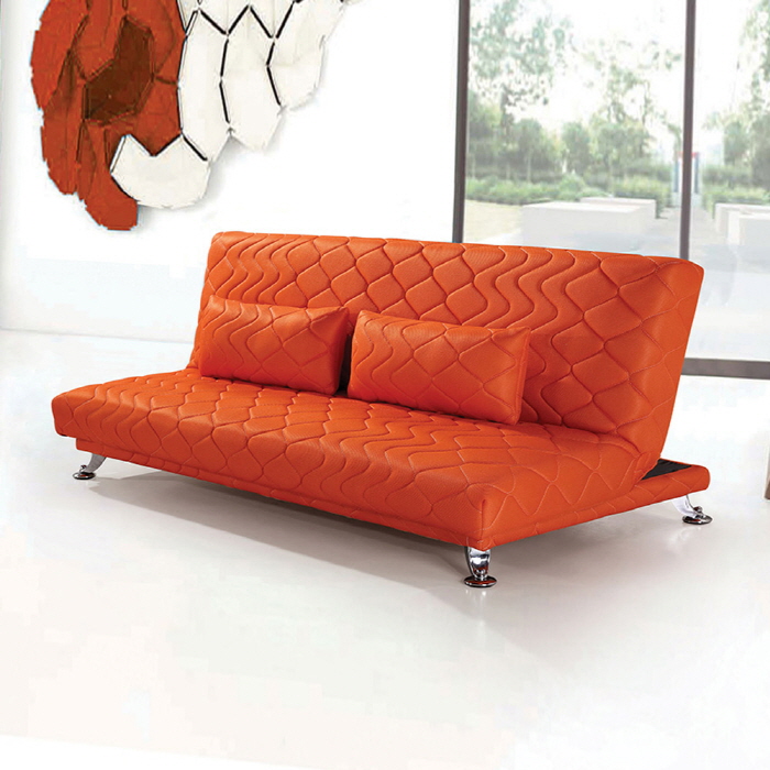 H183K PU가죽 3인 소파베드